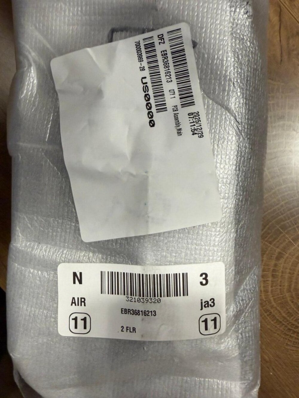 EBR36816213 control board LG BRAND NEW directly from LG with receipt OEM